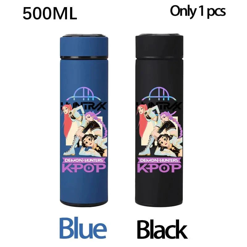 K-Pop Demon Hunters 500ML Stainless Steel Water Bottle