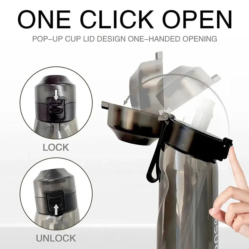 Flavoured Water Bottle 650ml 7 Fruit Fragrance Pods