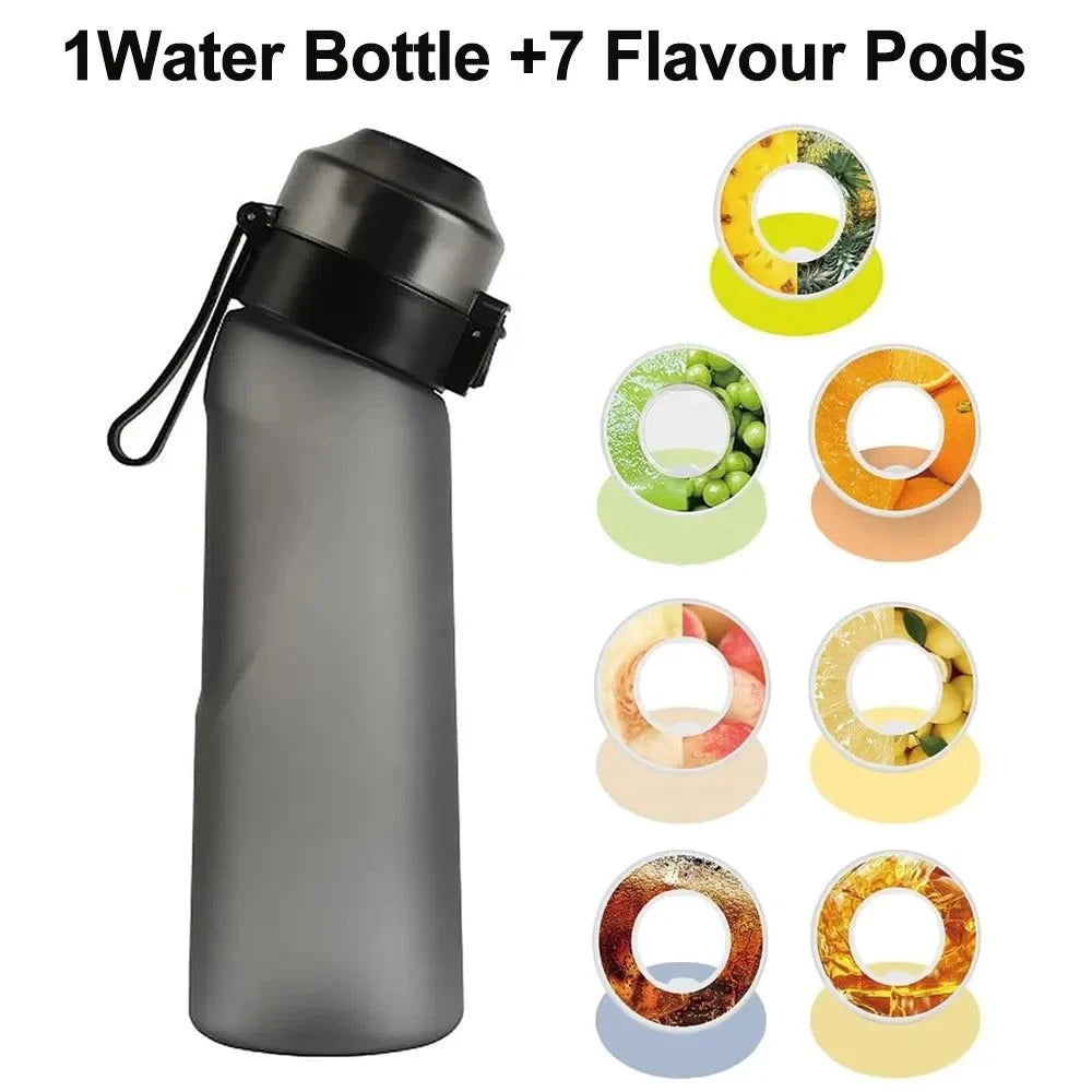 Flavoured Water Bottle 650ml 7 Fruit Fragrance Pods
