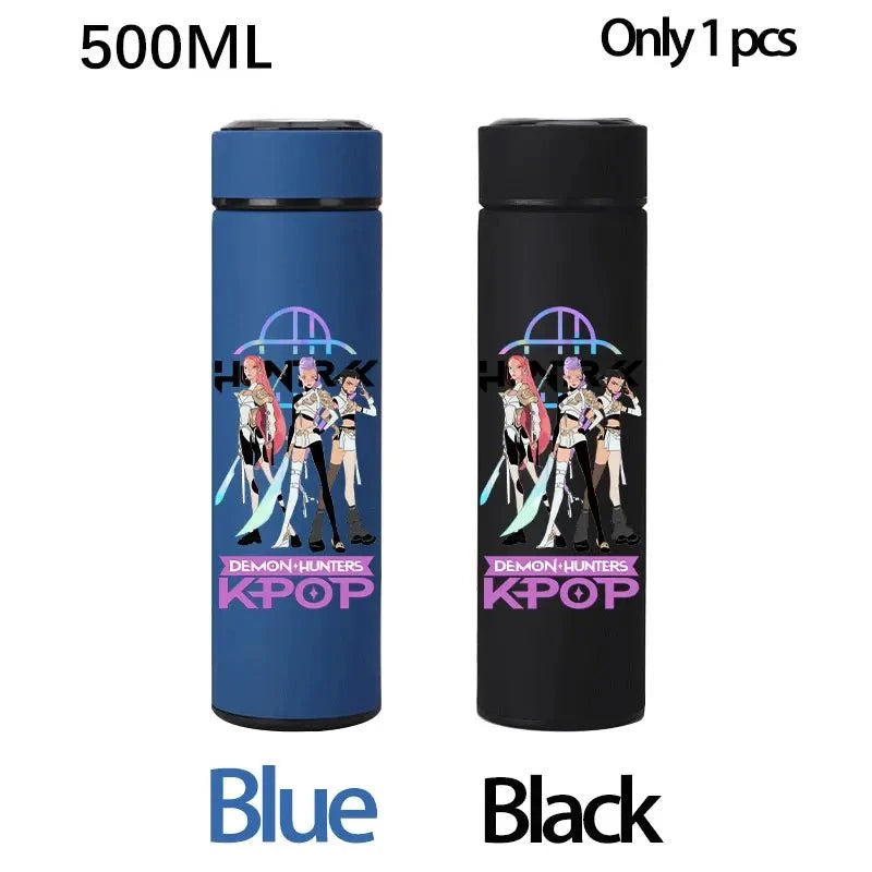 K-Pop Demon Hunters 500ML Stainless Steel Water Bottle